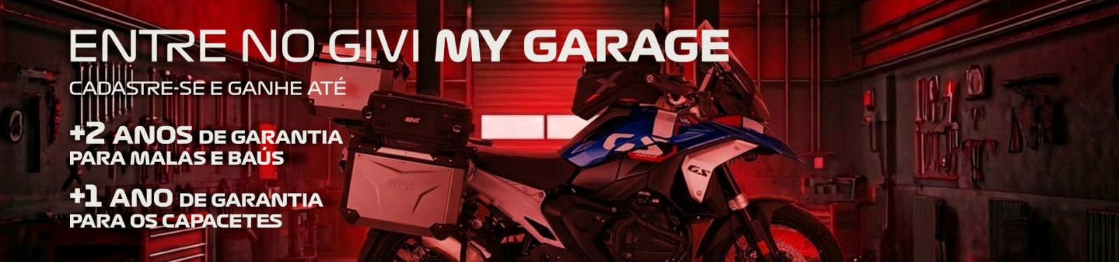 Estenda a sua garantia com MyGarage by Givi
